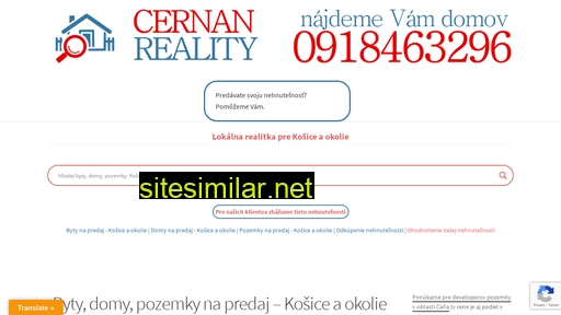 cernan-reality.sk alternative sites