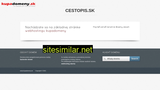 cestopis.sk alternative sites