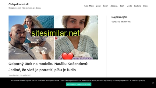 chlapskeveci.sk alternative sites