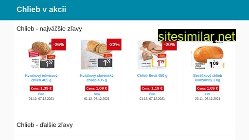 chlieb-akcia.sk alternative sites