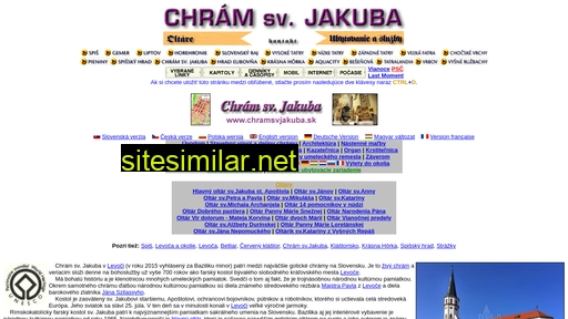 chramsvjakuba.sk alternative sites