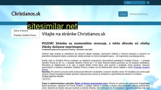 christianos.sk alternative sites