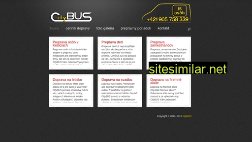city-bus.sk alternative sites