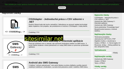 codeblog.sk alternative sites