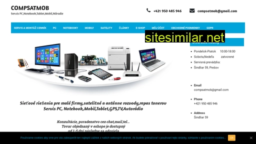 compsatmob.sk alternative sites