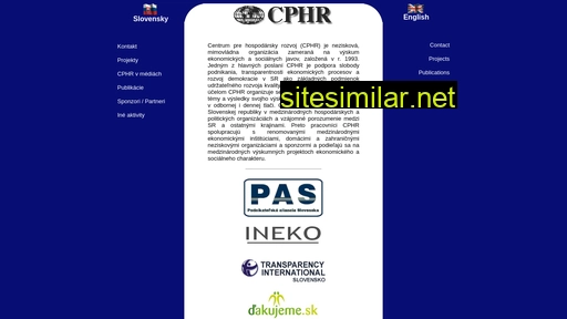 cphr.sk alternative sites