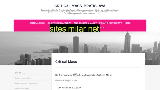 criticalmass.sk alternative sites