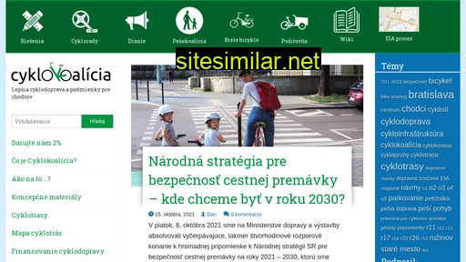 cyklokoalicia.sk alternative sites