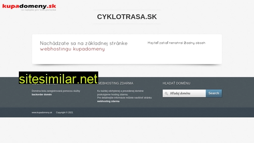 cyklotrasa.sk alternative sites