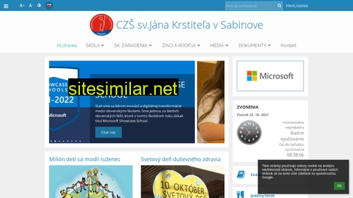 czssabinov.sk alternative sites