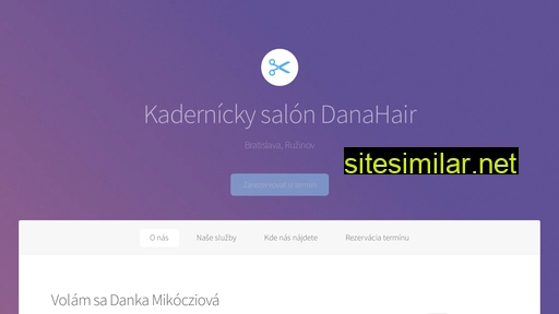danahair.sk alternative sites