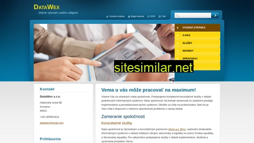 datawex.sk alternative sites