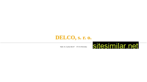 delco.sk alternative sites