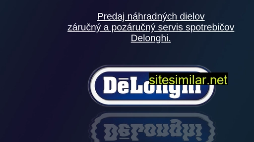 delonghiservis.sk alternative sites