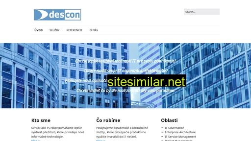 descon.sk alternative sites