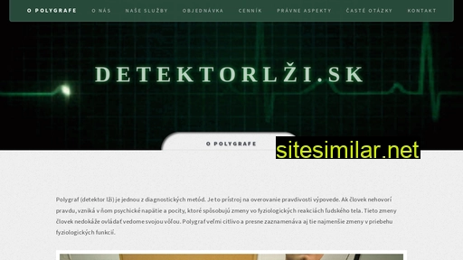 detektorlzi.sk alternative sites