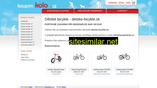 detske-bicykle.sk alternative sites