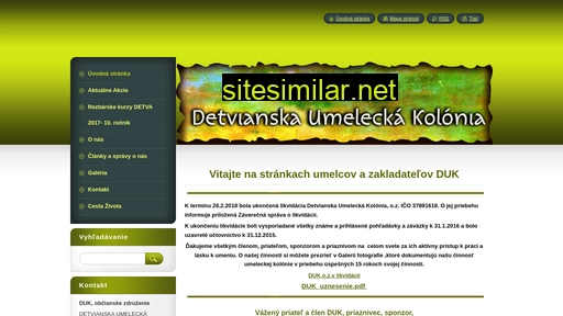 detvianskaumeleckakolonia.sk alternative sites