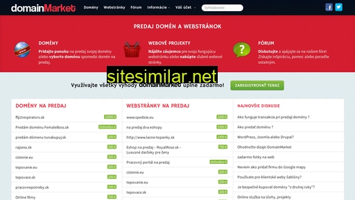domainmarket.sk alternative sites
