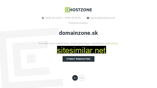 domainzone.sk alternative sites