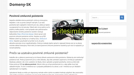 Domeny-sk similar sites