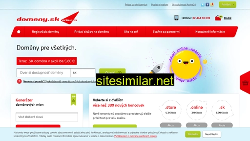 domeny.sk alternative sites