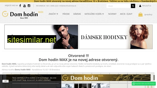 domhodinmax.sk alternative sites