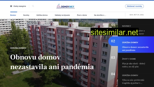 domovinky.sk alternative sites