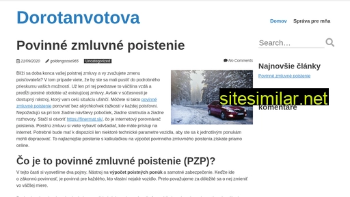 dorotanvotova.sk alternative sites