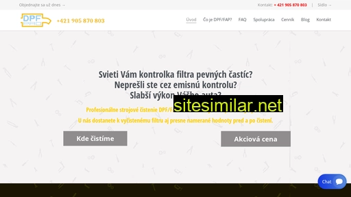dpfpro.sk alternative sites