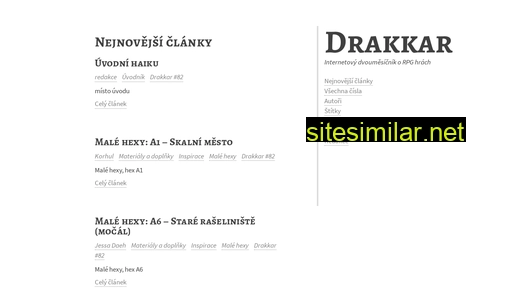 drakkar.sk alternative sites