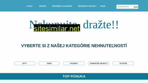 Drazba-sk similar sites
