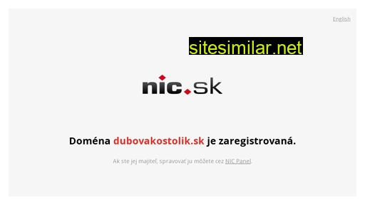 dubovakostolik.sk alternative sites