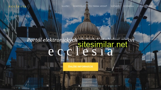 ecclesia.sk alternative sites