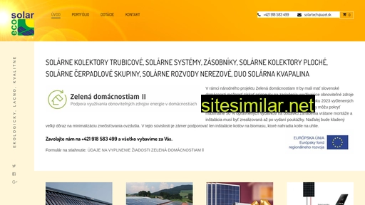 ecosolar.sk alternative sites