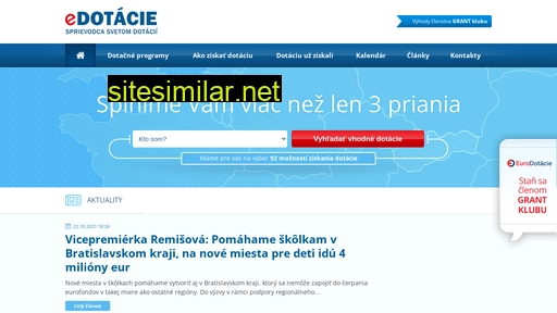 edotacie.sk alternative sites
