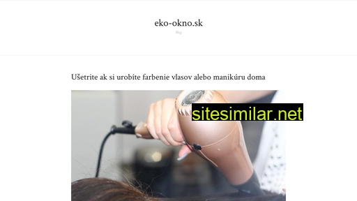 eko-okno.sk alternative sites