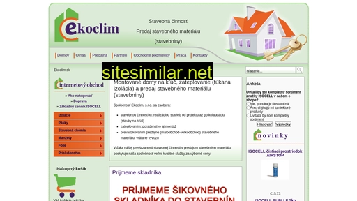 ekoclim.sk alternative sites