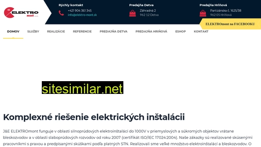 elektro-mont.sk alternative sites