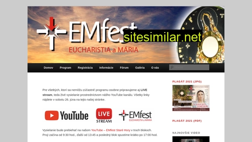 emfest.sk alternative sites