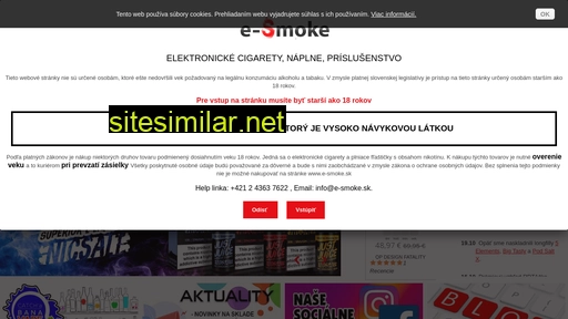 e-smoke.sk alternative sites