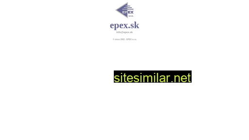 epex.sk alternative sites