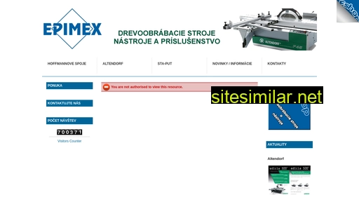 epimex.sk alternative sites