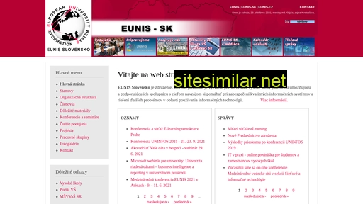 eunis.sk alternative sites