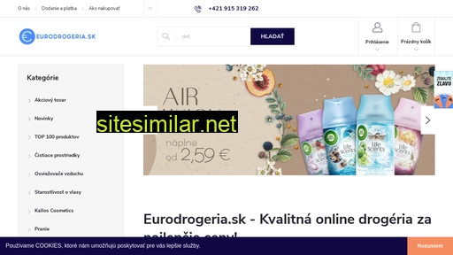 eurodrogeria.sk alternative sites