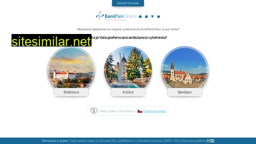 europainclinics.sk alternative sites