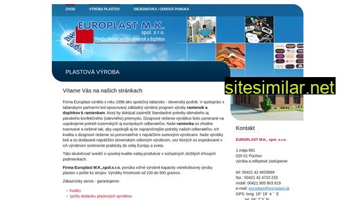 europlast.sk alternative sites