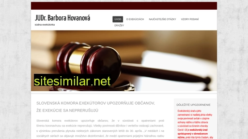 exekutorsnv.sk alternative sites