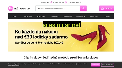 extrahair.sk alternative sites