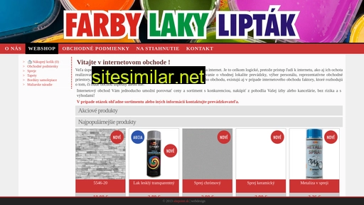 Farby-laky-liptak similar sites